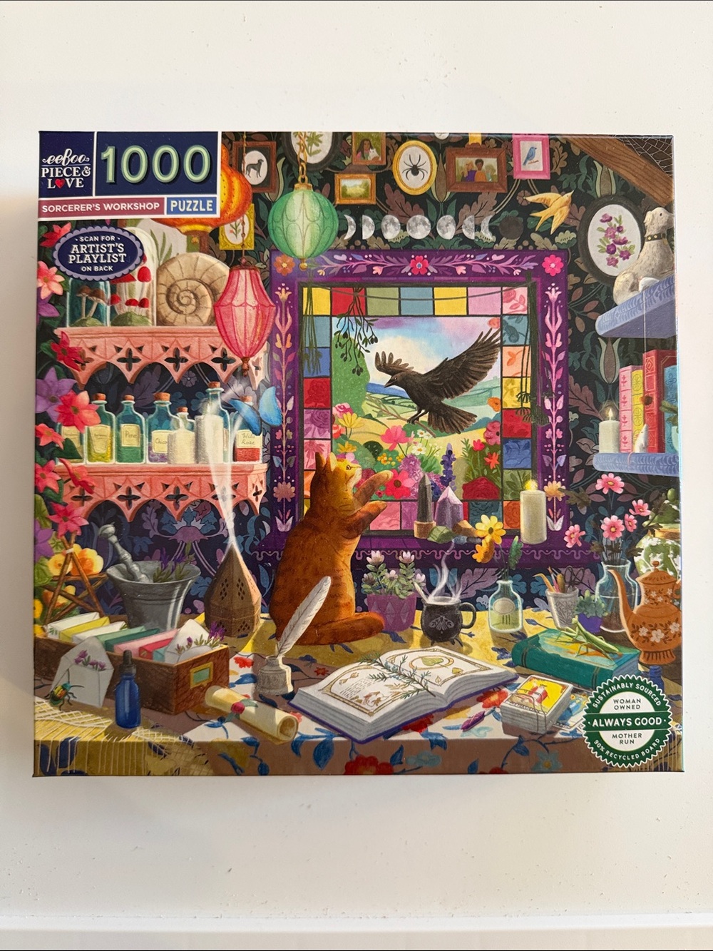 Eeboo- 1000-Piece Puzzle - Sorcerer's Workshop